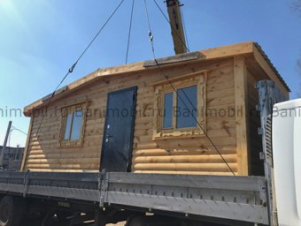 Установка готовой бани Установка готовой бани